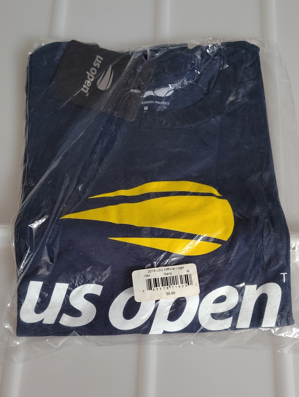 New Rare Vintage Official US Open Tennis Logo T Shirt M
